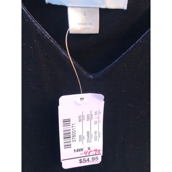 Long Sleeve Sweater Size: 14W x . {2} Pc Bundle Christopher & Banks  New w/ Tags - Picture 6 of 6